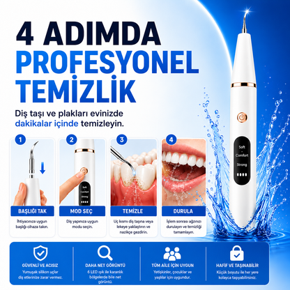 Akıllı Ultrasonik Diş Taşı Temizleme Cihazı