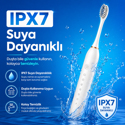OralTech™ Akıllı Elektrikli Diş Fırçası | Sonik Teknoloji ile Derin Temizlik